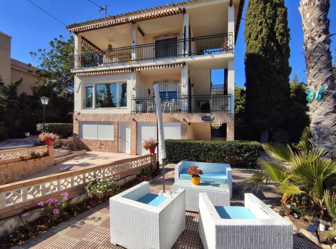 Casona Del Mar Terraza Y Vistas Al Mediterraneo El Campello Bagian luar foto